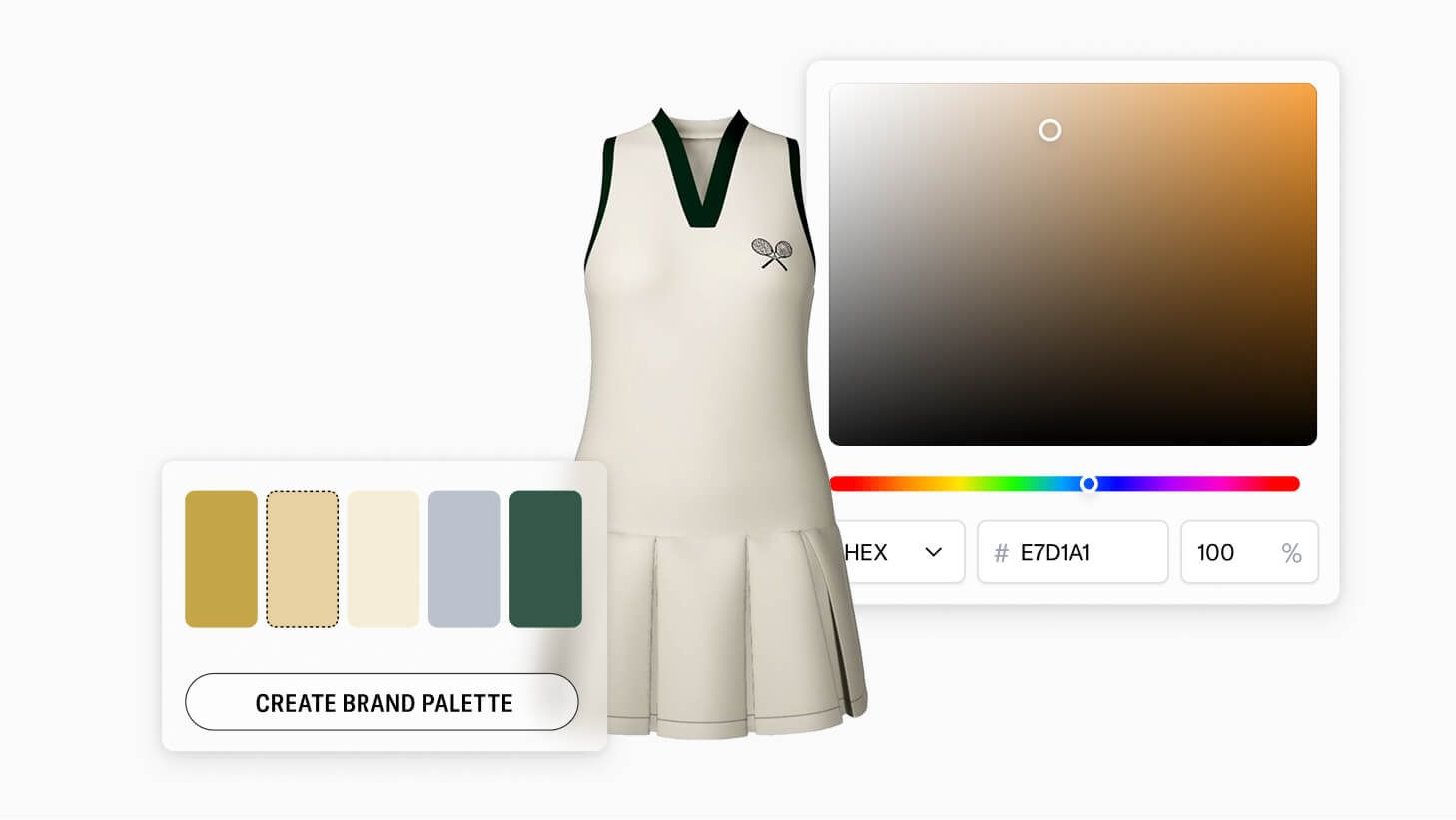 Apply your own brand colors