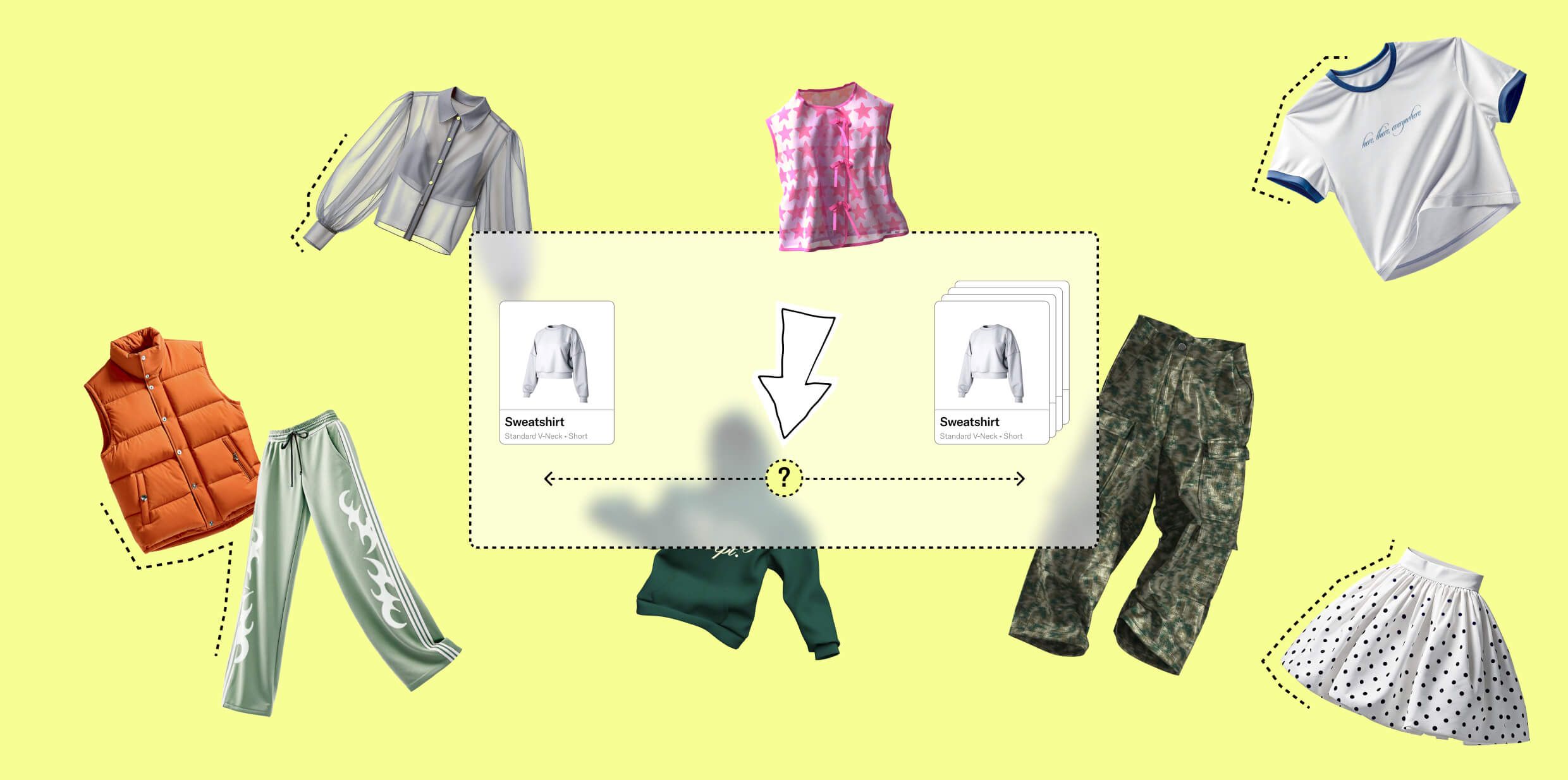 Graphic representing low and high MOQs