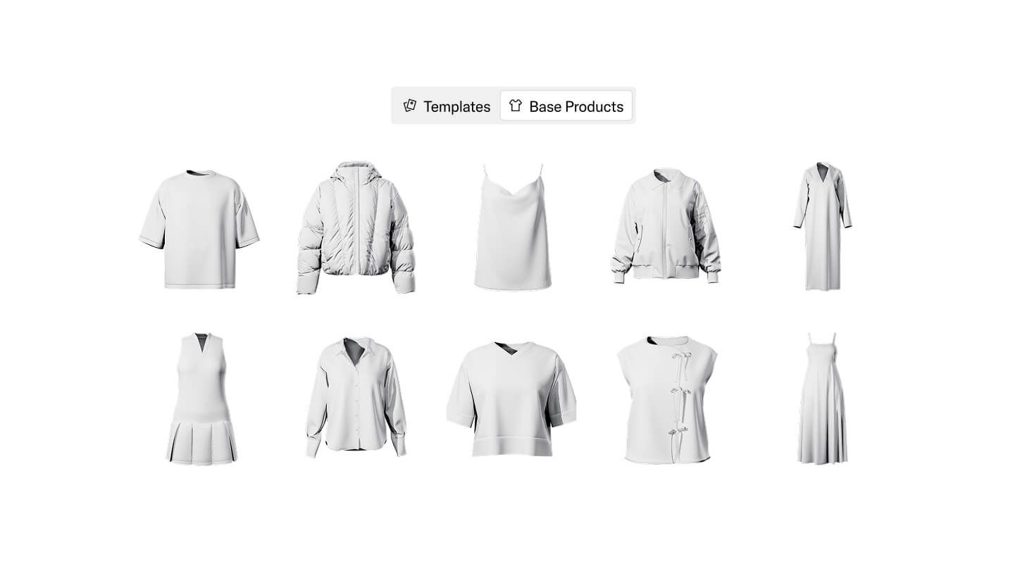 Choose a base product